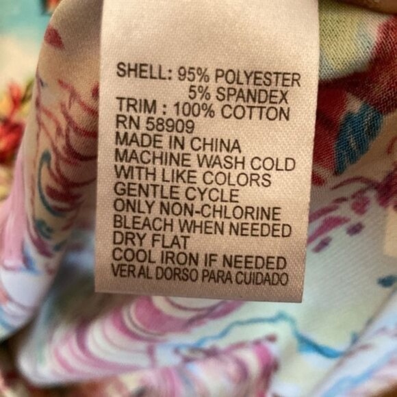 Antonio Melani Cap Sleeve Travel Floral Vacation Printed Sheath Dress Size Small - Picture 9 of 10